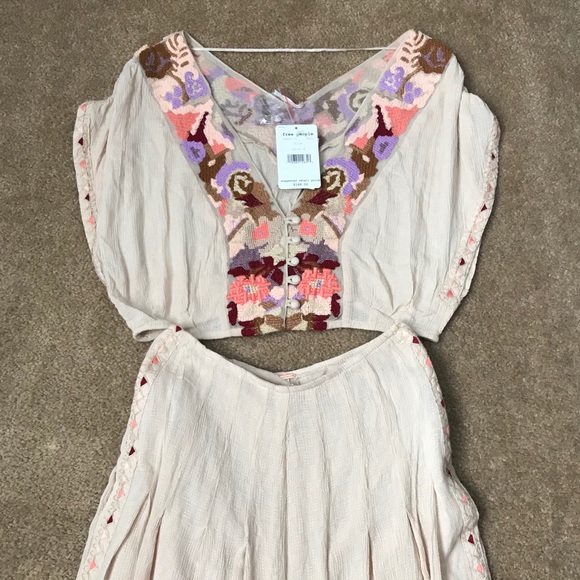 Free People 2-Piece Crop Top & Wide-Leg Pants Set - Picture 6 of 8